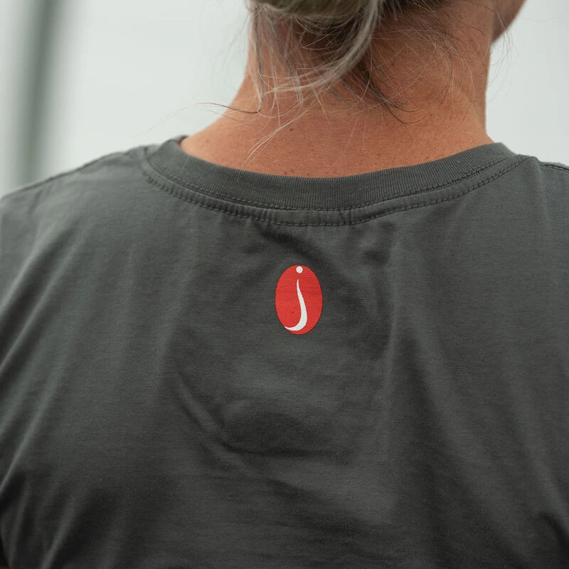 Women's Basic Tee – Charcoal, L 2 Women's Basic Tee – Charcoal, L - Image 2