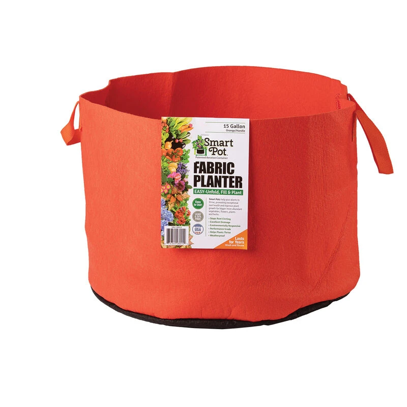 Smart Pot® Vivid Color, Mandarin Orange – 15 Gal. 1 Smart Pot® Vivid Color, Mandarin Orange – 15 Gal.