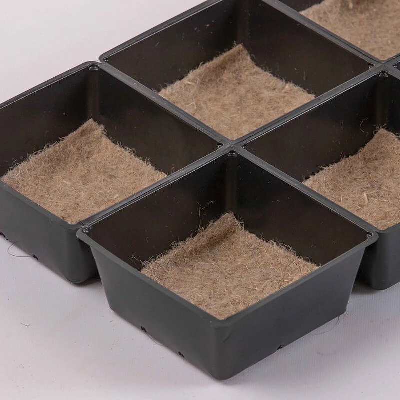 Terrafibre Hemp Grow Mats, 5" X 5" – 40 Count 2 Terrafibre Hemp Grow Mats, 5" X 5" – 40 Count - Image 2
